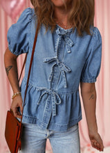 Load image into Gallery viewer, Deal With It Denim Top