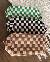 Load image into Gallery viewer, Checkered Cosmetic Bag
