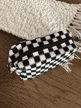 Load image into Gallery viewer, Checkered Cosmetic Bag
