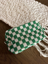 Load image into Gallery viewer, Checkered Cosmetic Bag
