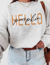 Load image into Gallery viewer, Hello Pumpkin Graphic Sweatshirt
